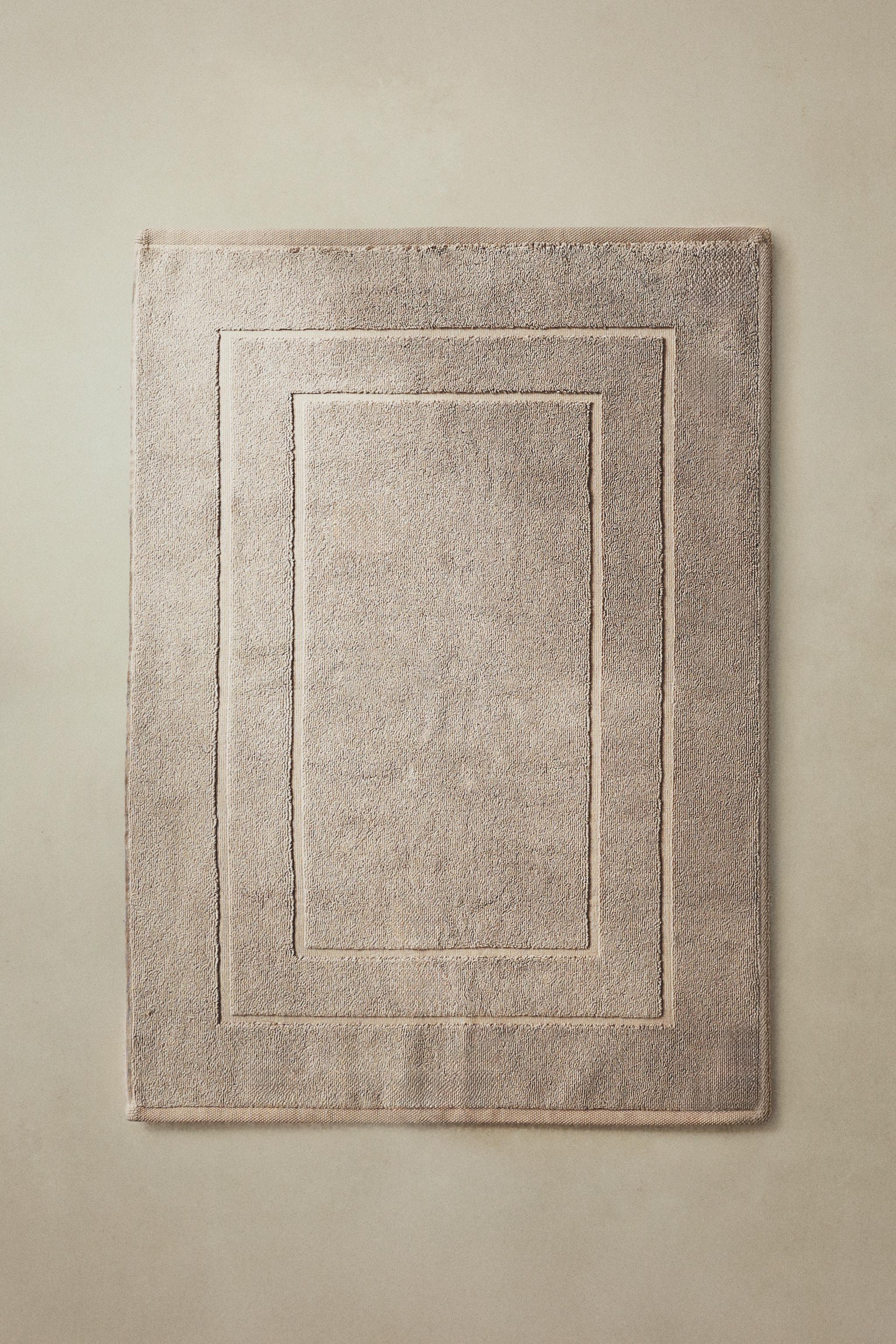 TAPIS DE BAIN COTON ANTIDÉRAPANT